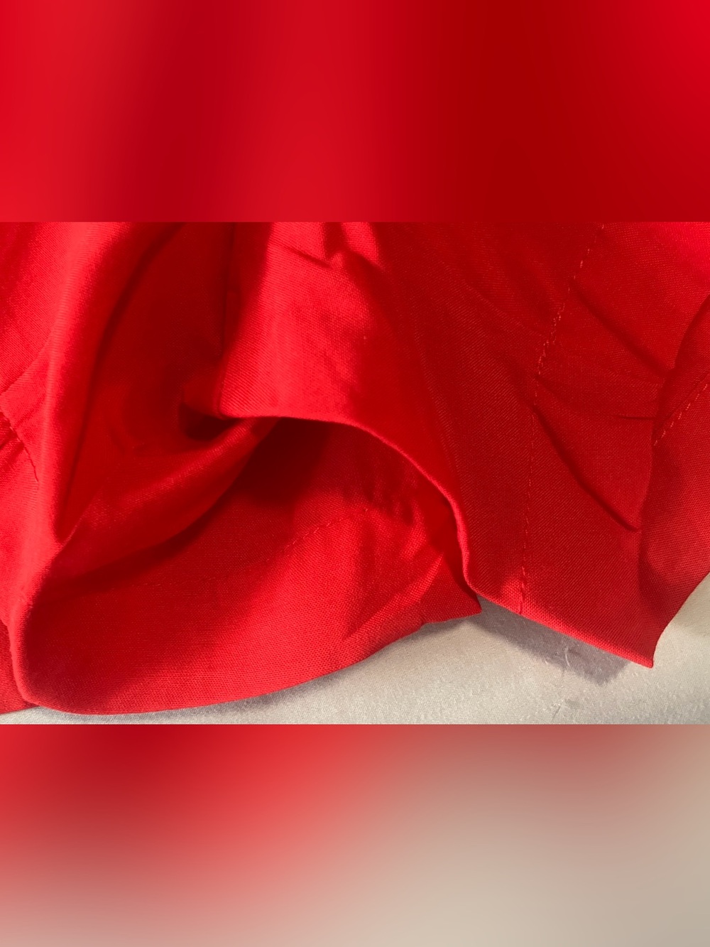Torrid Pull-On Washable Challis Shorts - Size 0 - Adrenaline Rush Red - NWT - Picture 4 of 7